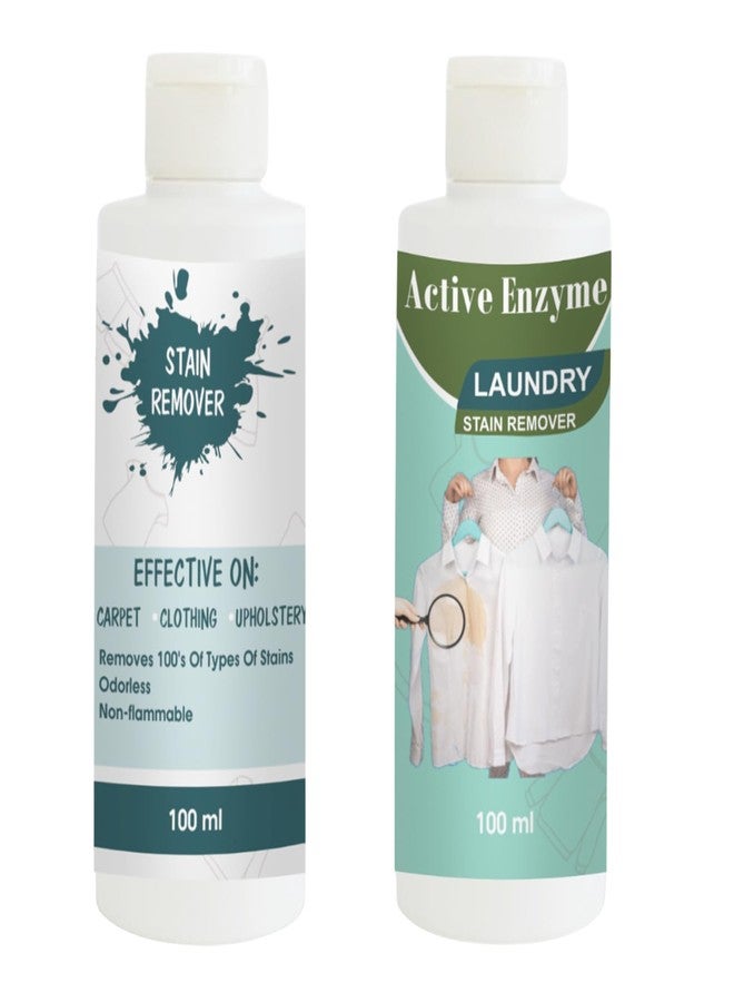 مجموعة مزيل البقع من توفوس، مزيل بقع السماء والفستق | محلول تنظيف متعدد الأسطح للملابس والأقمشة والمفروشات (100 غرام لكل عبوة) - Image 1